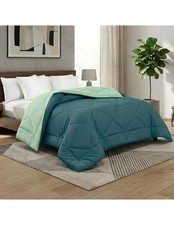 Caldo couette double face vert 300 gr/m² - Couette d'hiver chaude et douce 250x2