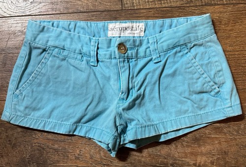 Aeropostale Short Shorts. Juniors Women’s Aqua Sz 0