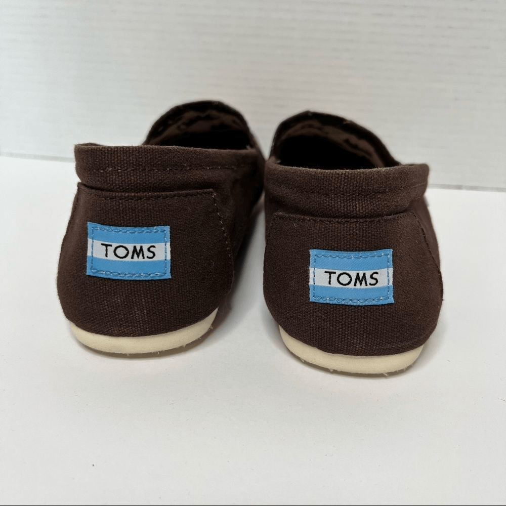 Toms Custom tropical Handpainted Black canvas size 10 | eBay display picture 2