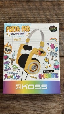 Koss Porta Pro ModRetro Edition - GELB/VOLT - NEU&UNGEÖFFNET - DHL TRK KOSTENLOS
