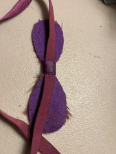 Women's Purple Feather Bow Headband