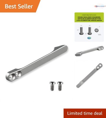 Titanium Pocket Clip 50mm for Elementum Badlands Vagabond and Odium Knives