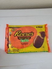 Reese s Milk Chocolate Peanut Butter Easter Eggs 6 Pack 1.2oz Candy