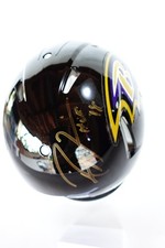 Ray Lewis Signed Ravens Full Size Authentic Helmet Fanatics COA HOF Inscription
