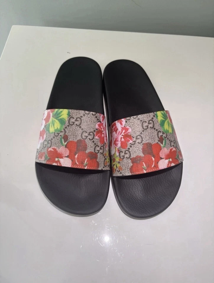 Gucci Slides Rosa Floral (Mujer) Foto 3 de 3