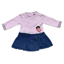 Nick Jr Dora The Explorer Toddler Winter Dress 12M