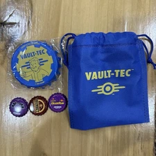 Fallout Jones Soda Vault-Tec Bottle Opener Magnet and Satchel - Costco Exclusive