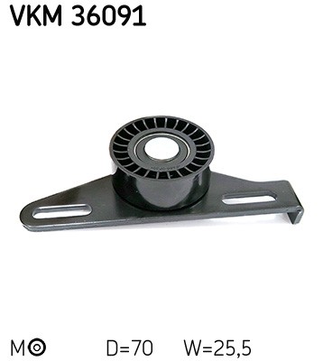 2x ✅Fits SKF VKM 36091 Tensioner Pulley, v-ribbed ⭐UK Seller⭐ - Image 4