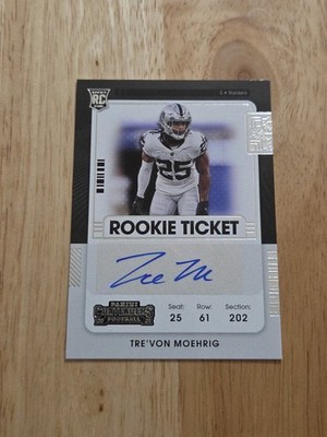 2021 Contenders TRE'VON MOEHRIG Rookie Ticket Autograph #166