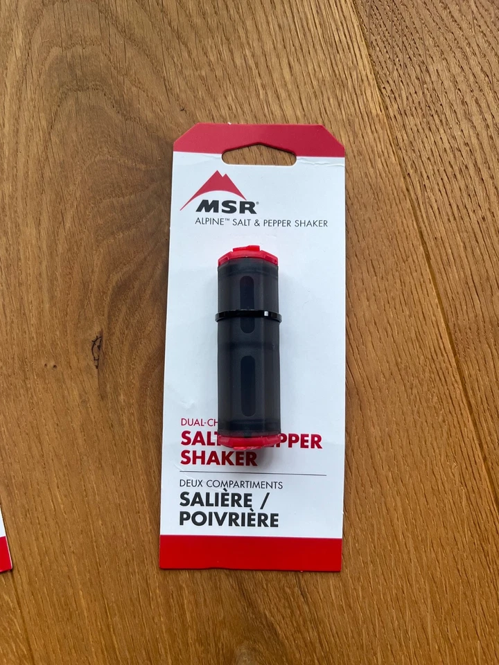 MSR Alpine Salz Pfeffer Streuer für Wanderungen 2x Salz/Pfeffer Kombi 1x einfach - Bild 3 von 3