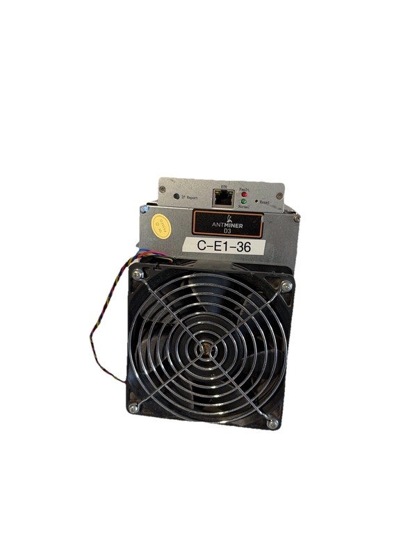 Bitmain Antminer D3 19.3G X11 ASIC Miner For Parts / Not Tested