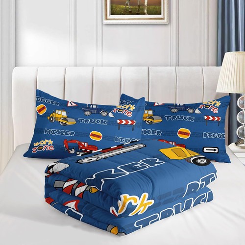 Kids Comforter Set Butterfly Printed Pattern Bedding Set with 1 Comforter and... - Picture 4 of 5