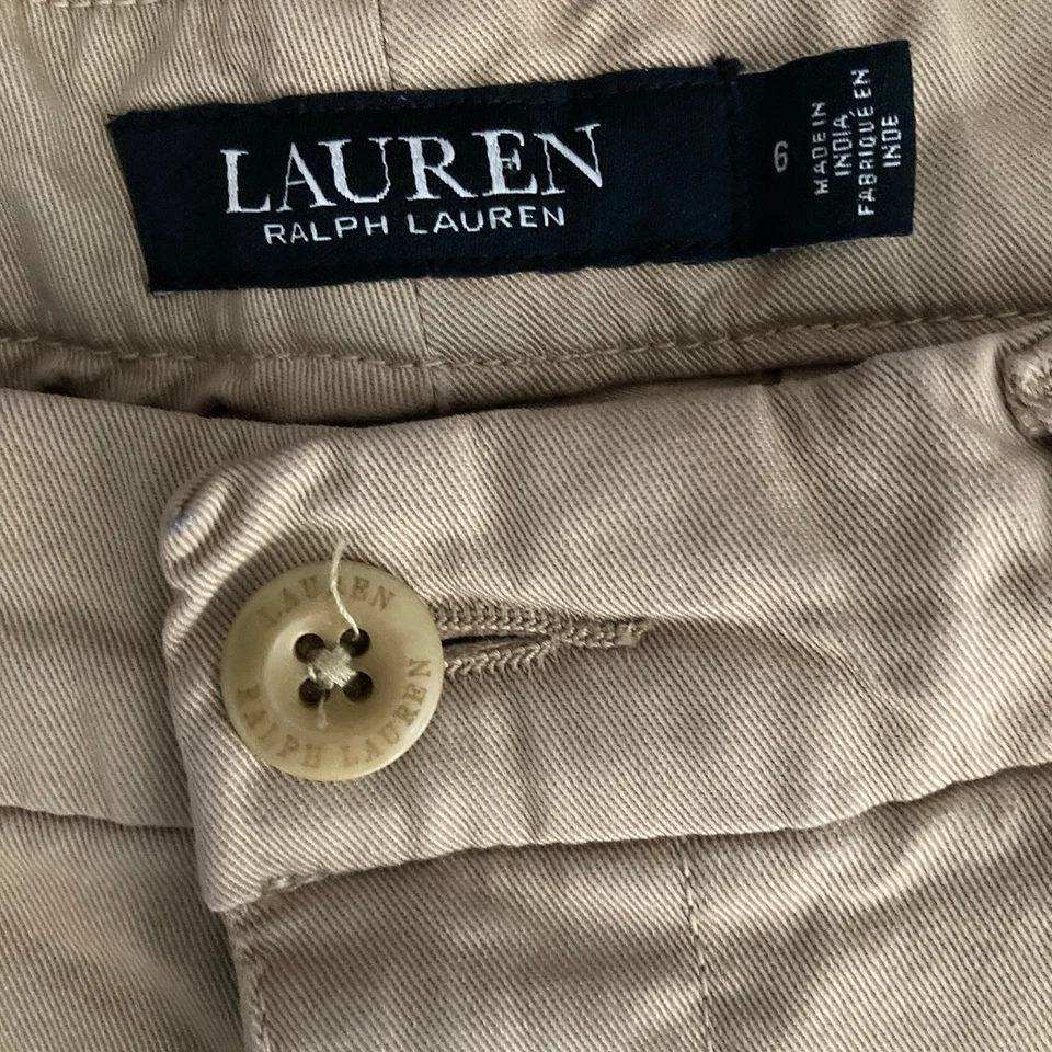 Lauren Ralph Lauren Pants Womens 6 Black Label Khaki  - Image 4 of 4