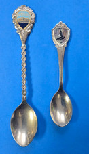Two Vintage Atlantic City NJ Souvenir Spoons