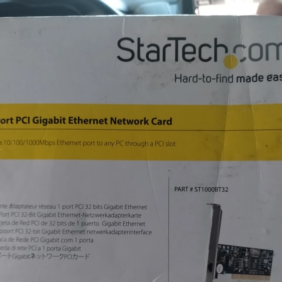 Tarjeta de red Ethernet PCI StarTech.com ST1000BT32 Foto 2 de 3