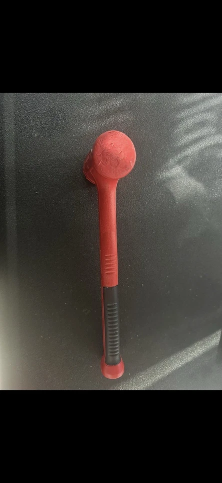 Martillo soplado muerto Snap-on 32 oz agarre suave HBFE32 rojo Foto 2 de 4