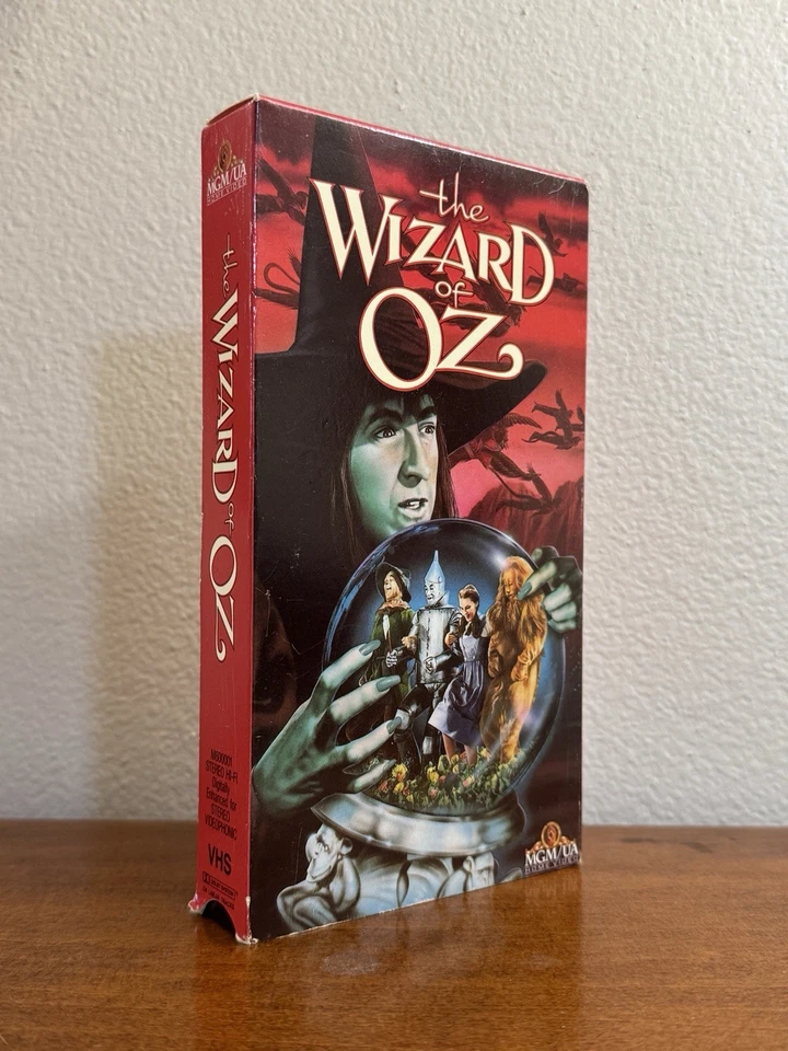 The Wizard Of Oz 1939 / VHS Victor Fleming Fantasy Rare Red Cover Foto 3 de 4