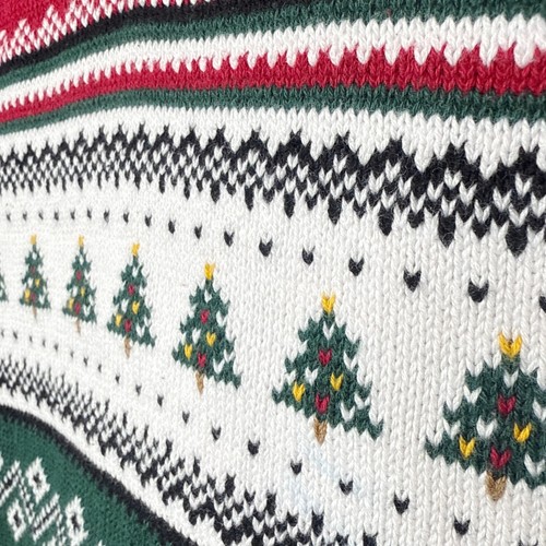 The Children's Place Snowflake Fair Isle Sweater Holiday Tree Shawl Red Size 14 - Picture 3 of 8