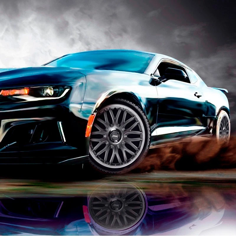 J-TEC Tapacubos 14" Kit plata - Imagen 2 de 4