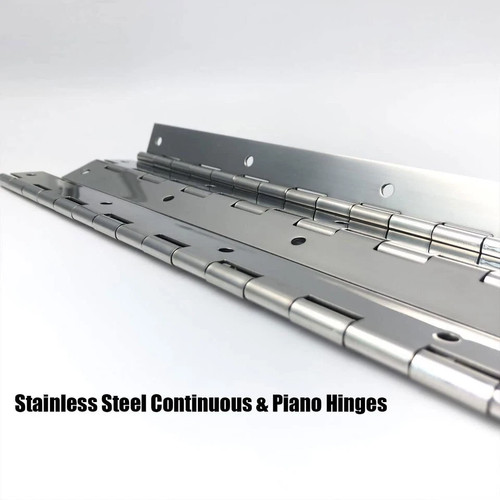 4pcs 18inch Continuous & Piano Hinges Heavy Duty Stainless Steel Piano Hinge Smo - Picture 5 of 7