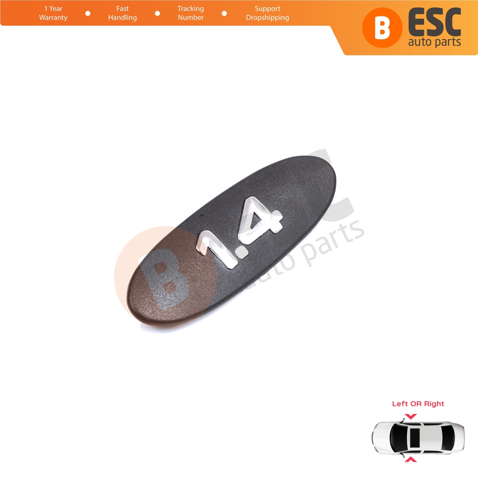 1.4 Logo Badge Monogram for Renault Clio MK2 II BB CB Kangoo 1 FC KC 7700422223