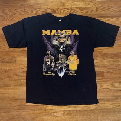 Kobe Bryant Lord of the Rings Parody Black Mamba Lakers T-Shirt Size XL NBA