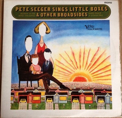 Pete Seeger - Sings Little Boxes  Other Broadsides - Used Vinyl Record - K34z