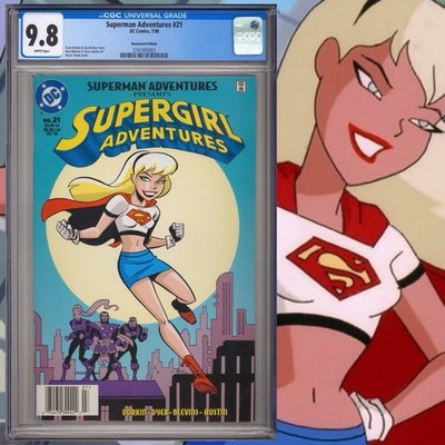 CGC 9.8 Superman Adventures #21 Newsstand Edition Supergirl 1998