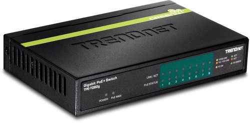 TRENDnet 8-Port Gigabit PoE+ Switch (tpe-tg82g) (tpetg82g)