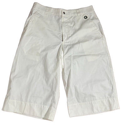 VTG Versace Shorts Mens Size 32 White Sport Bermuda Italy Designer Relaxed 90s