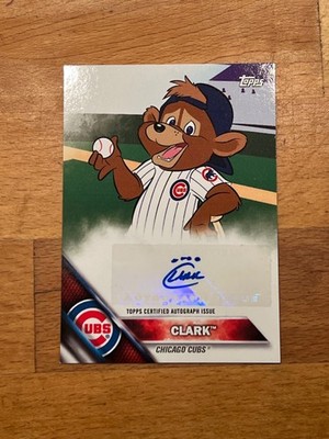 Chicago Cubs CLARK  2016 Topps Wacky Packages Authentic Mascot Autograph MA-CC