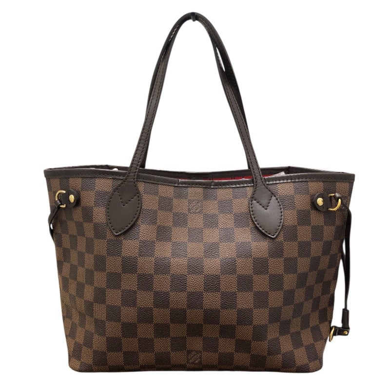 Louis Vuitton Neverfull PM Damier Brown Tote Bag N51109 #2816