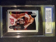 Michael Jordan #89 1998 Upper Deck International MJ Stickers CCG 10 Gem Mint