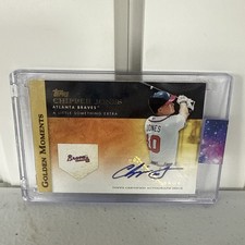 2012 Topps - Golden Moments Relics Series 1 Chipper Jones Autograph 