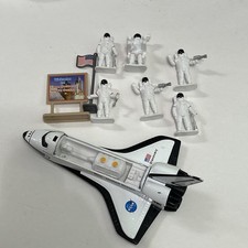 NASA Command Discovery Shuttle 6 Astronauts Kennedy Space Station Toy Lot
