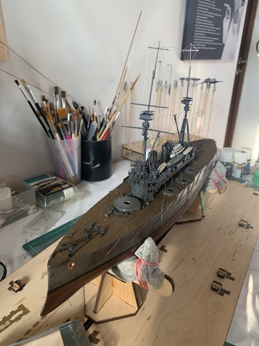 LMG BB-06 Schiffbau Liegeplatz für Plastikmodellbausätze, Lasermodellgravur, Ständer - Bild 9 von 12