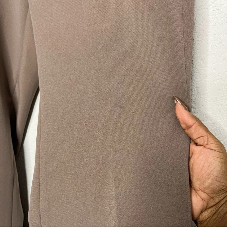 Banana Republic Women Pants 4 Petite Logan Fit Pants Wide Leg Trousers Office - Image 3 of 4