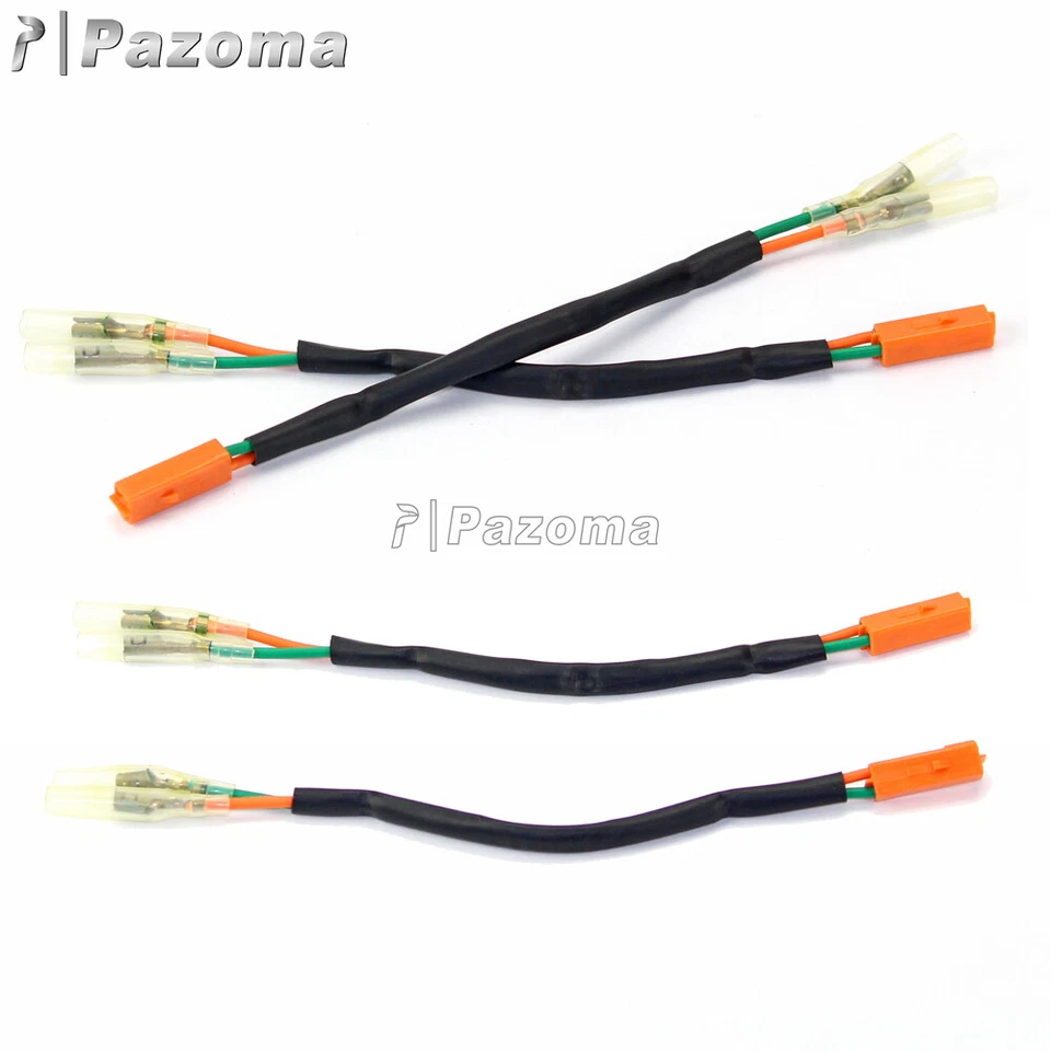 4 cables conectores adaptador señal de giro para Kawasaki Z125 Z250 Z300 Z650 Z900 Foto 4 de 4