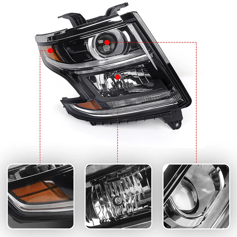 For 2015-2020 Chevy Tahoe Suburban HID/Xenon Headlight W/ Ballast Bulb Passenger Foto 4 de 4