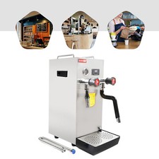 8L Commercial Milk Frother Steamer Full-Automatic Boiling Water Frothing Machine