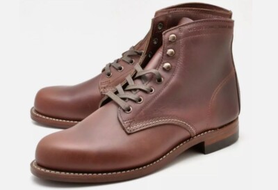 Wolverine 1000 Miles Men's Plain Toe Original Boots Brown W05301 Sz 8 MSRP $385