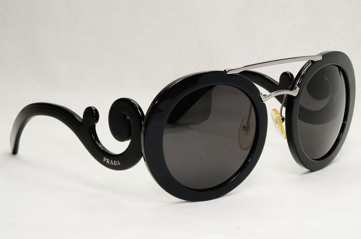 PRADA サングラス SPR 13Q 54020 1AB-0A7 ブラック Prada Women's SPR13Q SPR 13Q Fashion Sunglasses | EyeSpecs.com
