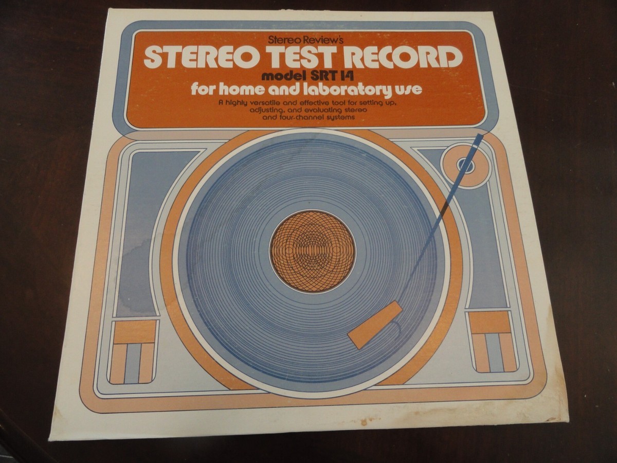 VINYL RECORD LP STEREO TEST RECORD #2 MODEL SRT 14 INSTRUCTION