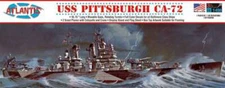 Atlantis USS Pitsburgh CA-72 Heavy Cruiser 1/490  Scale
