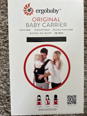 Ergobaby Ergo Baby Carrier Original Multiple Positions - Black & Tan / Camel