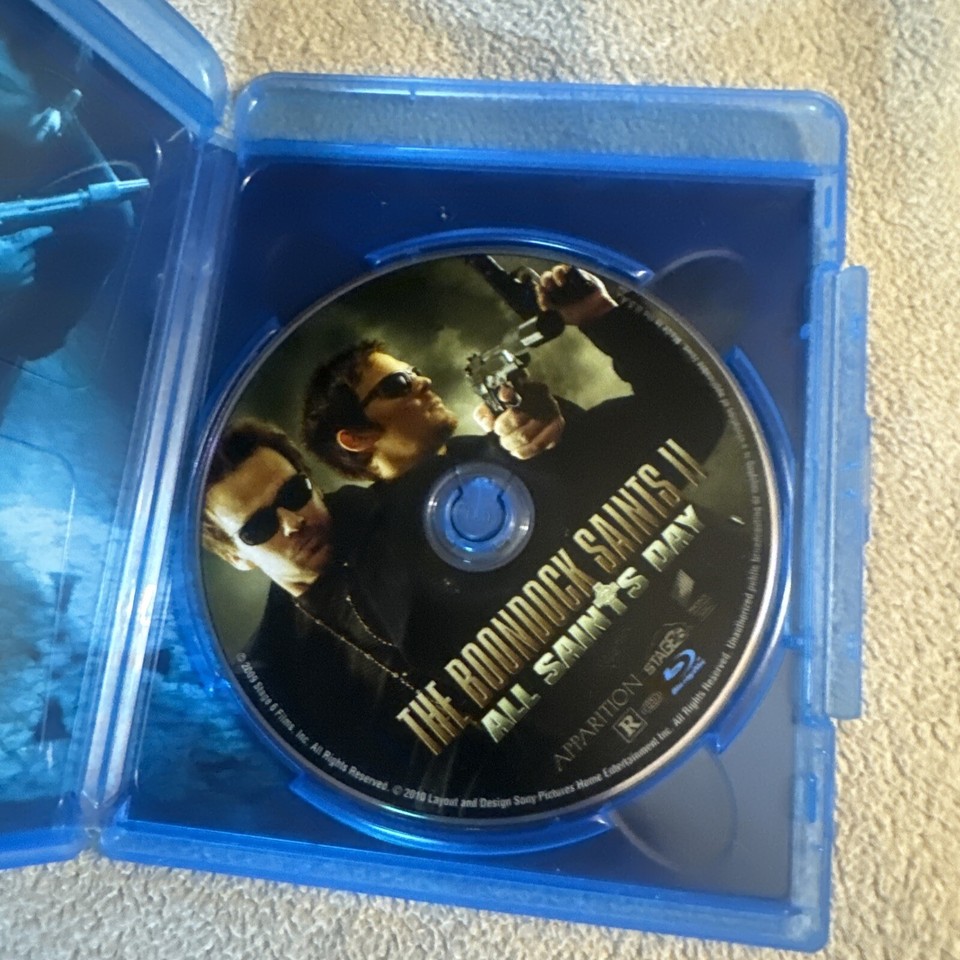 The Boondock Saints II All Saints Day Bluray DVD Very