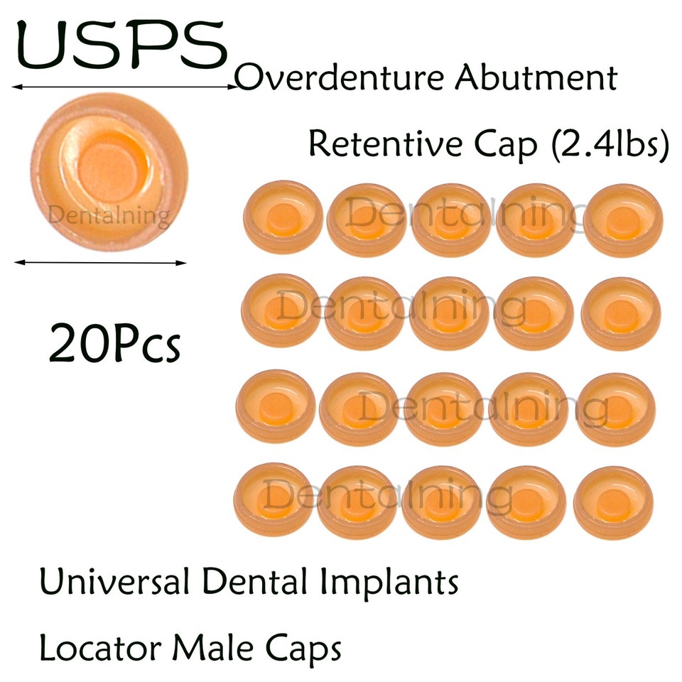 Retention Cap US Dental overdenture Locator Abutment Retention Caps Male Caps Insert ...