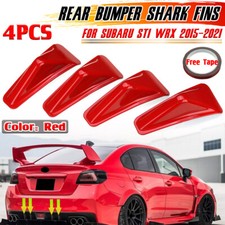 Für Subaru STI WRX 2015-21 Heckstoßstange Diffusor Fin Spoiler Lip Wing Splitter