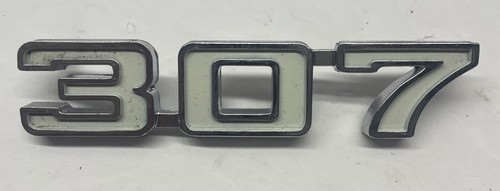 Chevy 307 Emblem Part 3962947 VGC | eBay