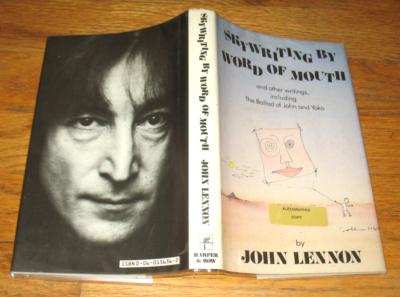SIGNED Yoko Ono Skywriting By Word of Mouth and Other Writings